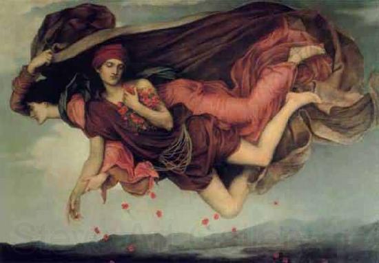 Evelyn De Morgan Night and Sleep Norge oil painting art